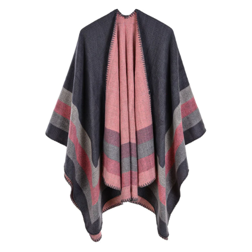 1 variant foulard 50 acrylique et 50 polyester pour femme nouveau design chaud mode automnehiver poncho 130x150cm