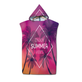 Surf-Poncho aus Bambusfaser