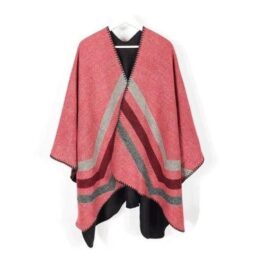 Reversible Cashmere Female Poncho