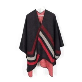 Reversible Cashmere Female Poncho