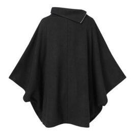 Damen-Poncho-Cape lang