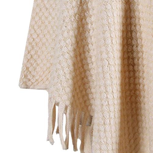poncho femme col boutons 7
