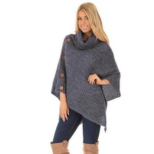 poncho femme col roule 9