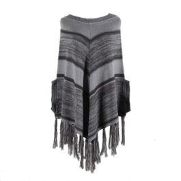 Damen-Poncho aus Ethno-Baumwolle