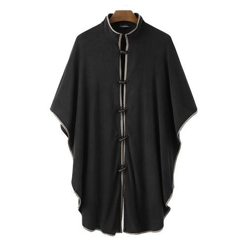 poncho homme col montant m