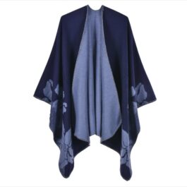 Warmer Winter-Blumenponcho