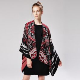 Poncho-Blumen für Damen
