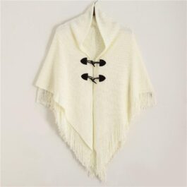 Damen-Cape mit Fransen