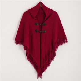 Damen-Cape mit Fransen