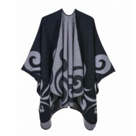 Wellenponcho für Damen