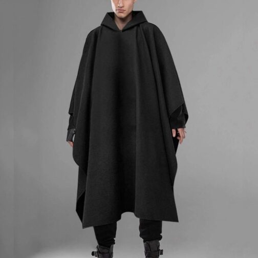poncho long homme 345