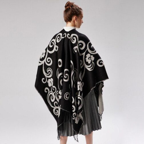poncho luxe femme 253