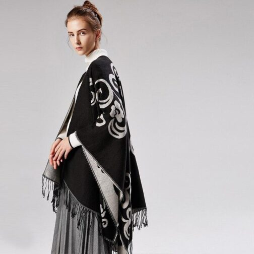 poncho luxe femme 997