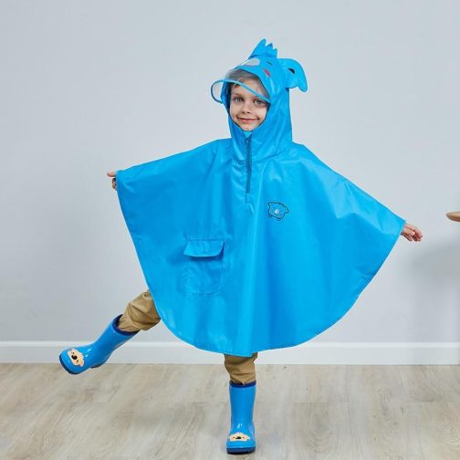 poncho de pluie enfant bleu m jpg