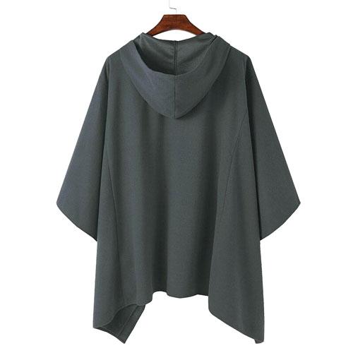 poncho homme polyester a capuche jpg