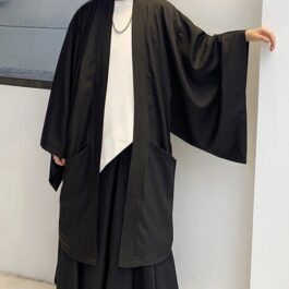 Kimono-Poncho für Herren