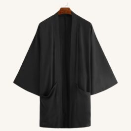 Kimono-Poncho für Herren