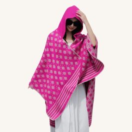 Fuchsia-Rosa Poncho