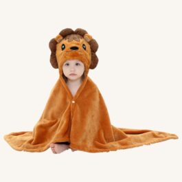 Löwen-Badeponcho für Kinder
