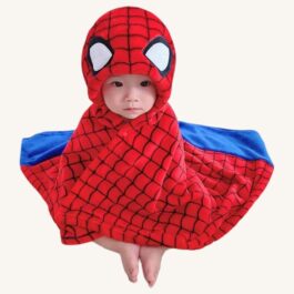 Spiderman-Badeponcho für Kinder