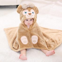 Badecape für Baby-Mädchen