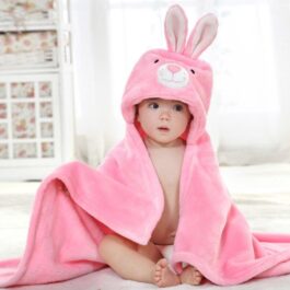 Hasen-Badecape für Babys