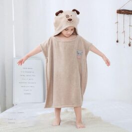 Hunde-Badeponcho für Kinder
