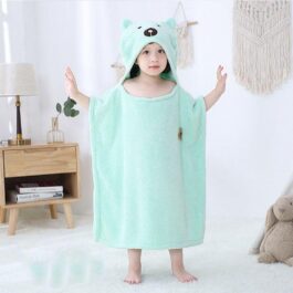 Bären-Badeponcho für Kinder