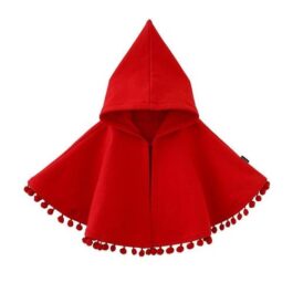 Rotkäppchen-Poncho für Babys