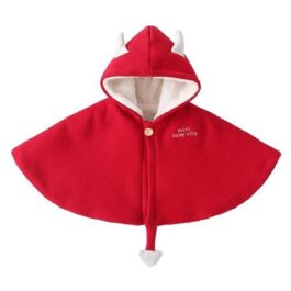 Baby-Winterponcho aus Baumwolle