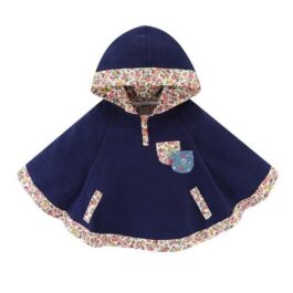 Baumwoll-Winterponcho für Kinder