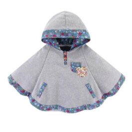 Baumwoll-Winterponcho für Kinder