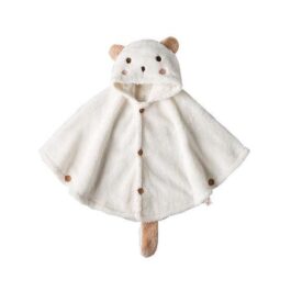 Baby-Winterponcho mit Kapuze