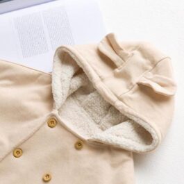 Baby-Fleece-Poncho für den Winter