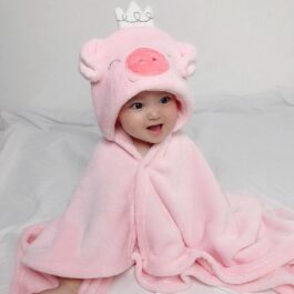 Baby-Badeponcho für Mädchen