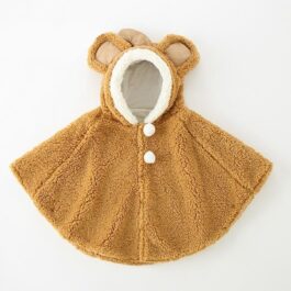 Brauner Kinderponcho
