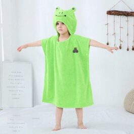 Frosch-Badeponcho für Kinder