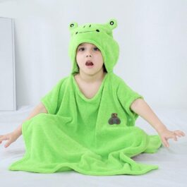 Frosch-Badeponcho für Kinder