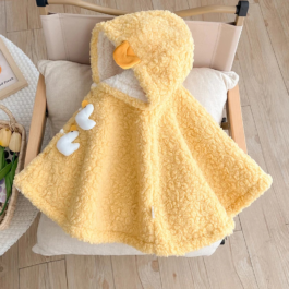 Fleece-Poncho für Babys