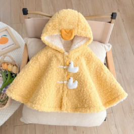 Fleece-Poncho für Babys