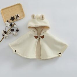 Kinder-Fleece-Poncho für den Winter