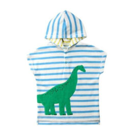 Gestreifter Baby-Badeponcho