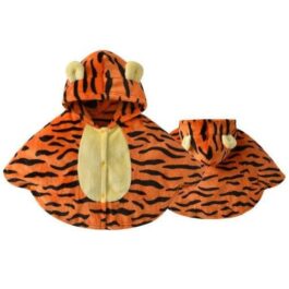 Warmer Tigger-Poncho für Babys