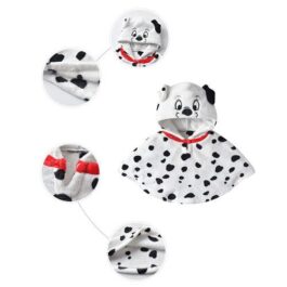 Kuscheliger Dalmatiner-Poncho für Babys