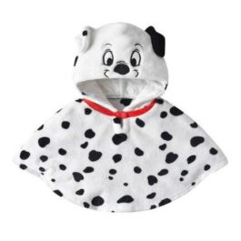 Kuscheliger Dalmatiner-Poncho für Babys