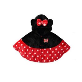 Minnie-Fleece-Poncho für Babys