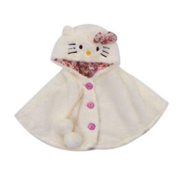 Hello-Kitty-Poncho für Babys